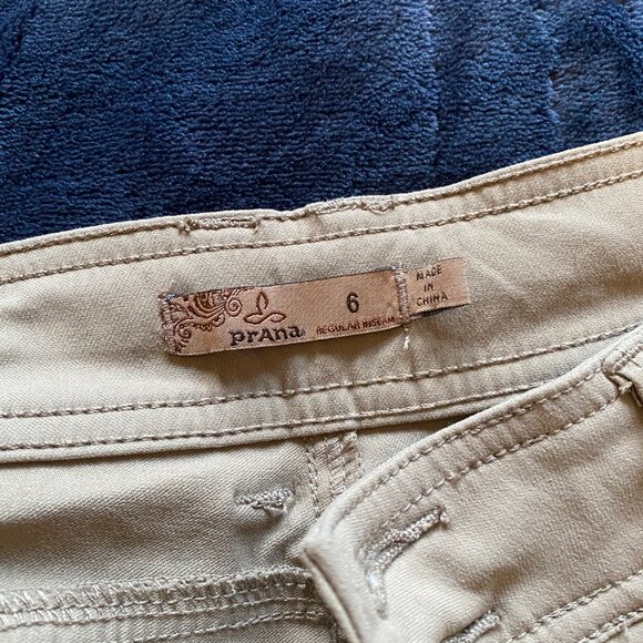 Prana Halle Pants in Dark Khaki Size 6 - Picture 5 of 7